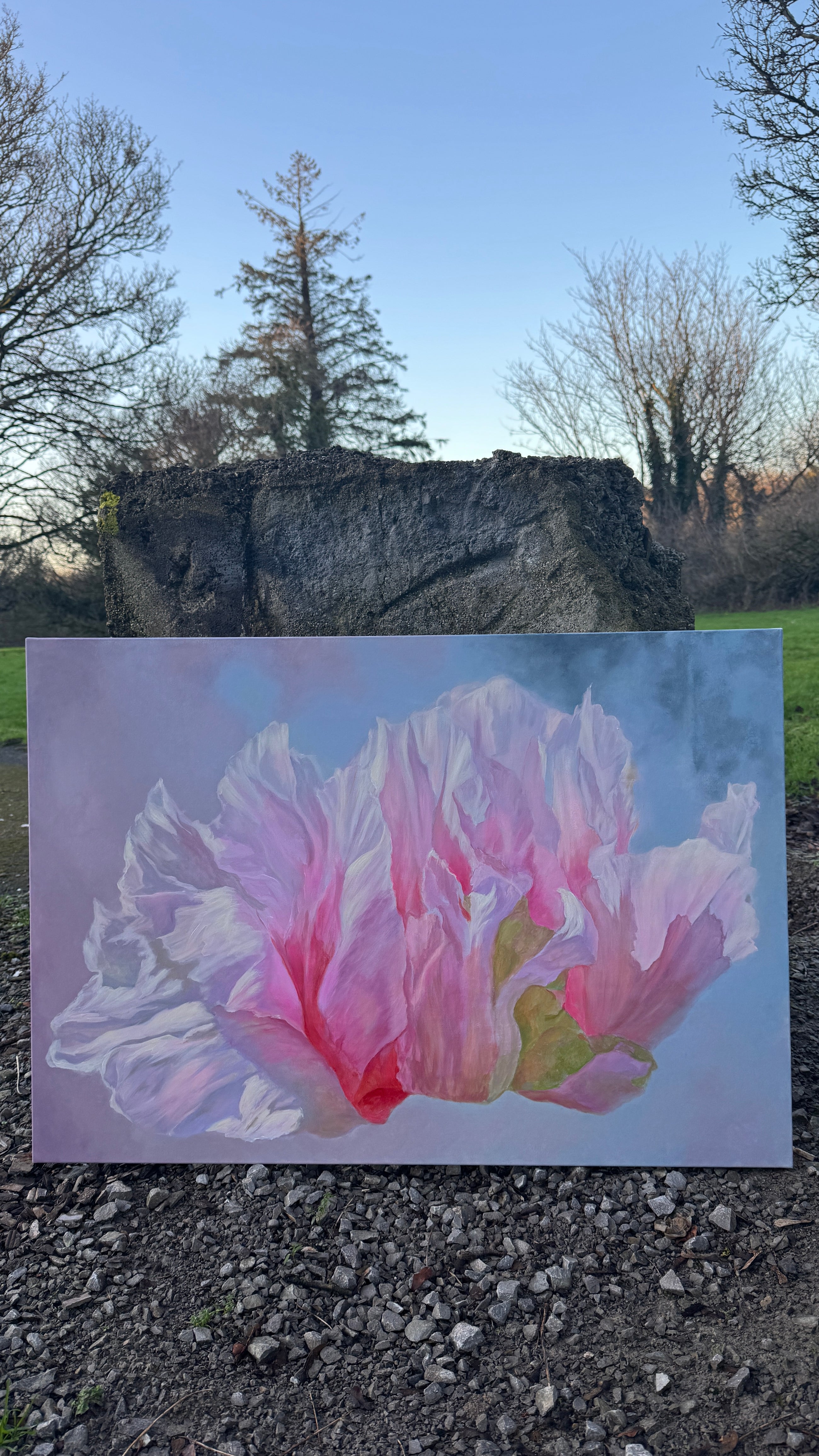 Original floral artwork