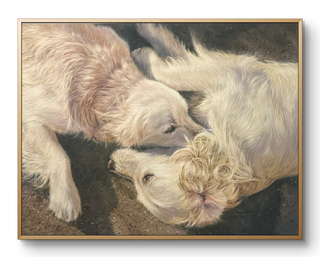 Oil painting 'Brotherhood'