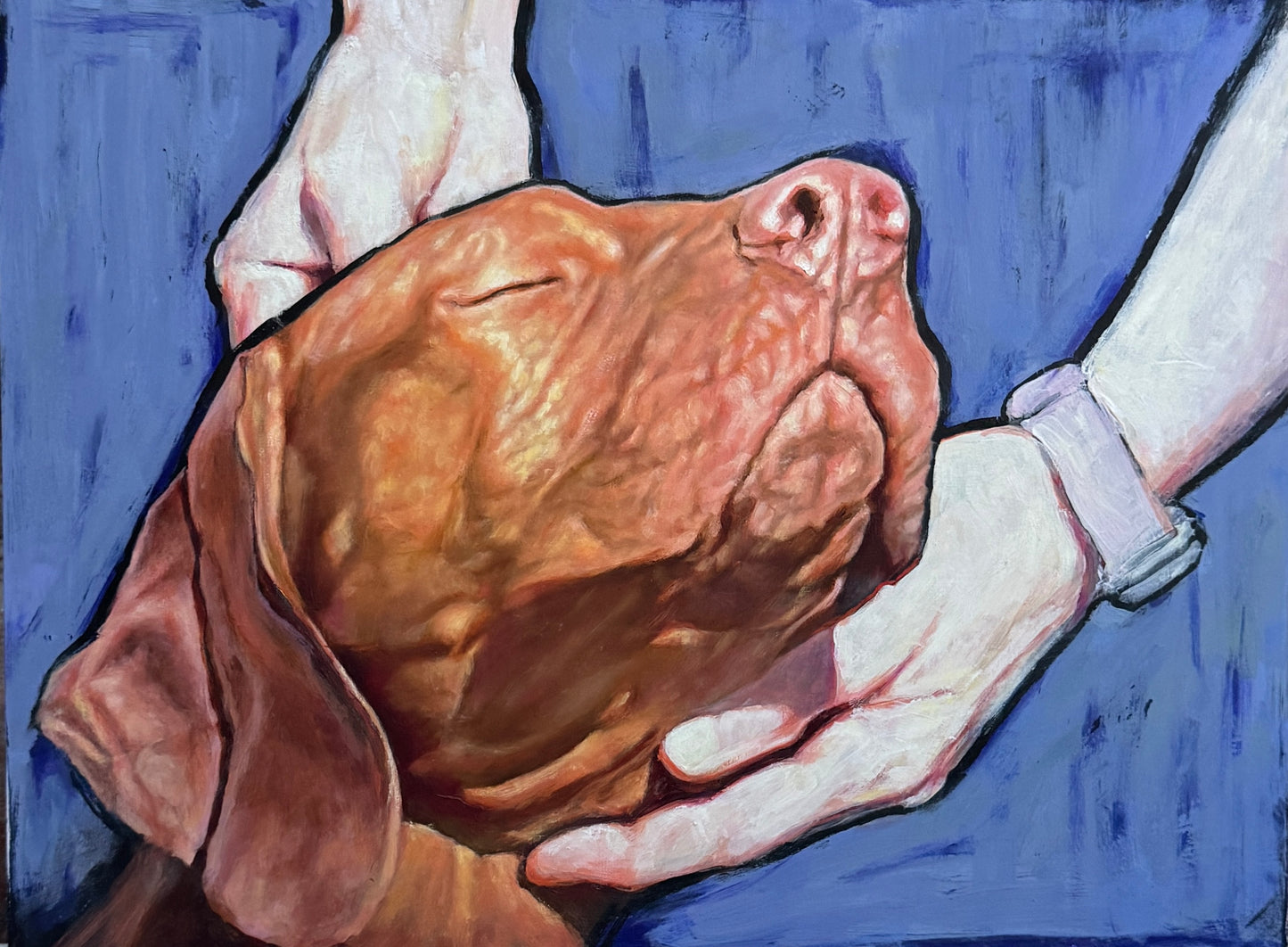 Oil painting 'Gra Rua'