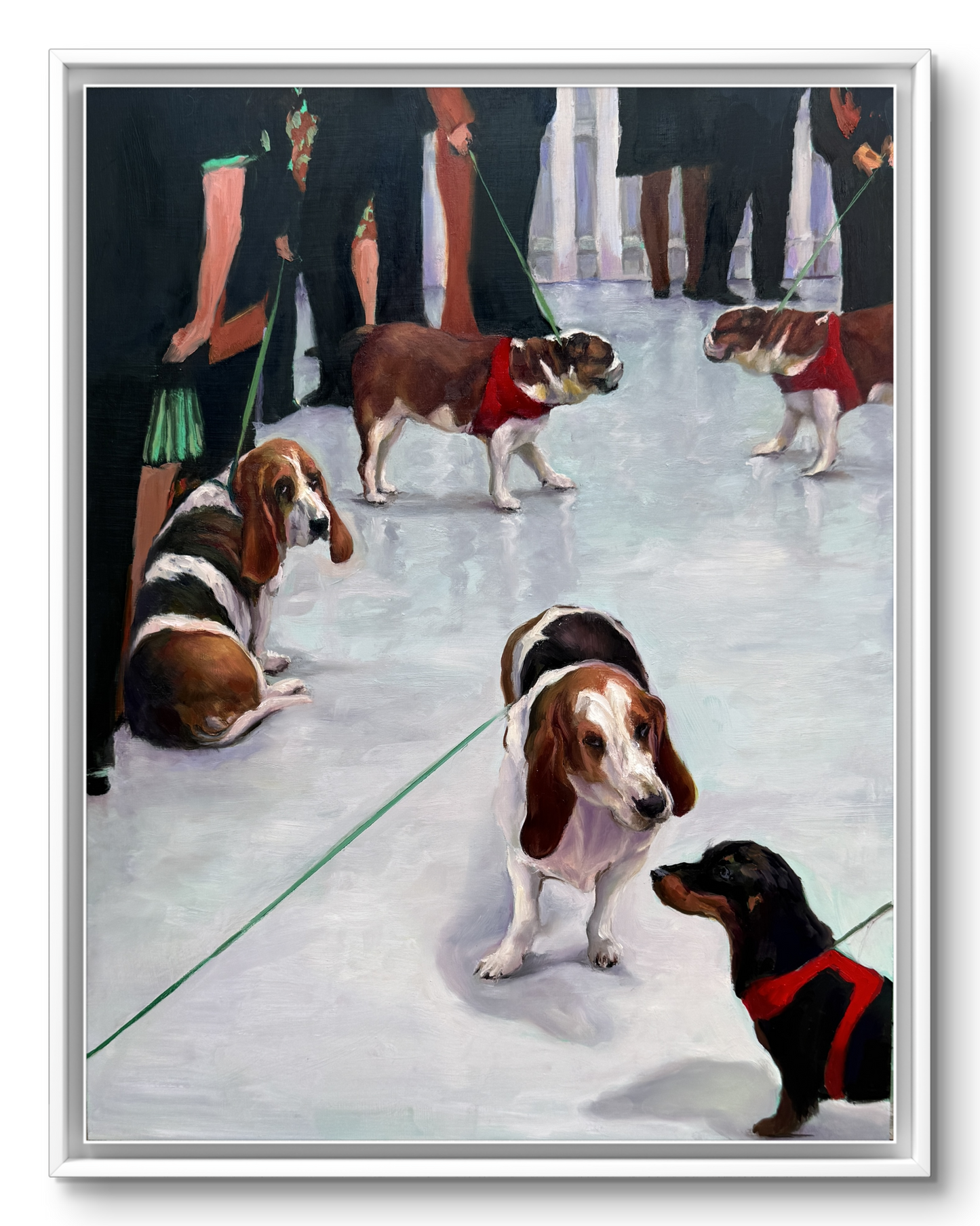 Oil painting 'Best in show'