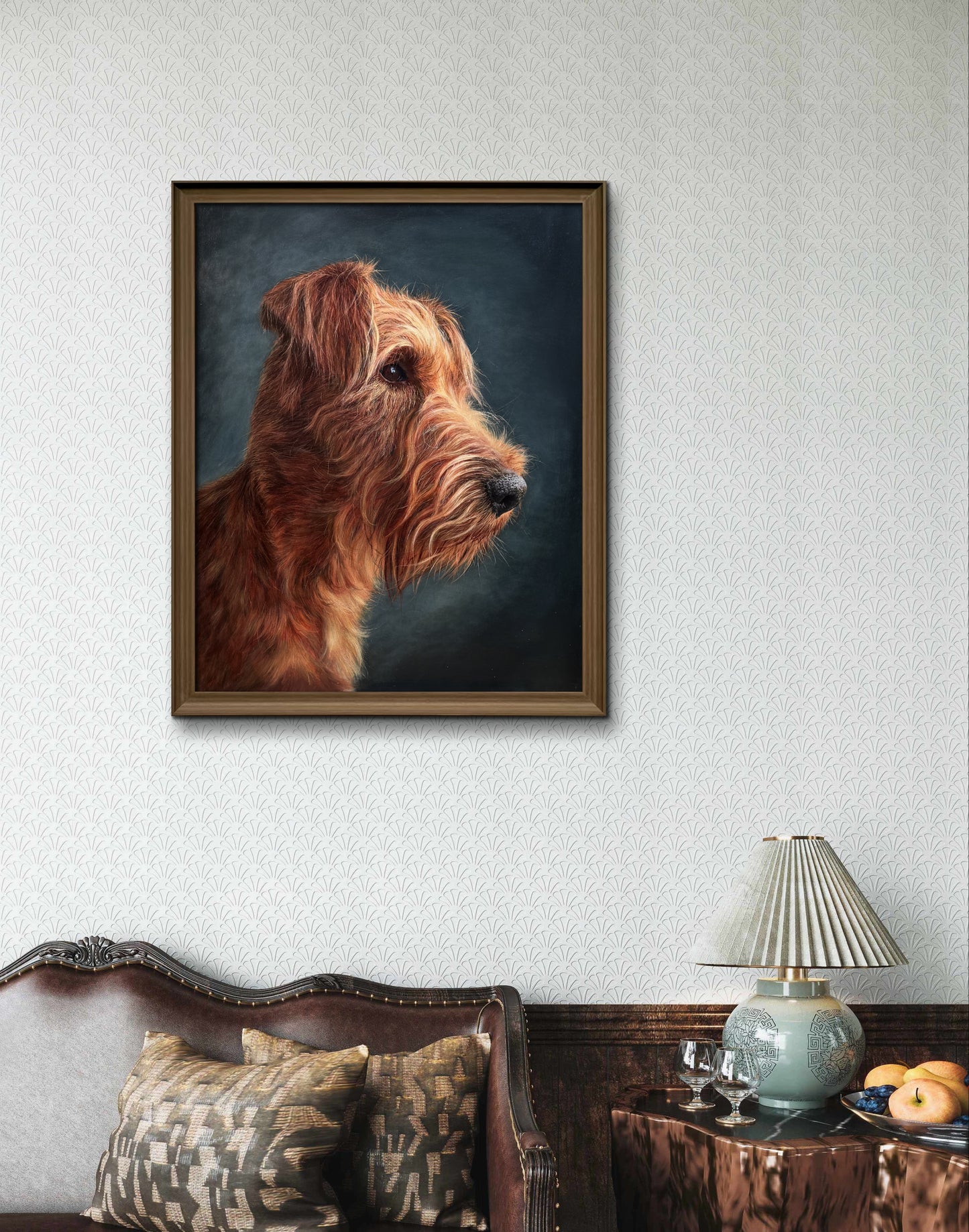 Portrait of an Irish Terrier ('Irish Dog Portraiture' collection)
