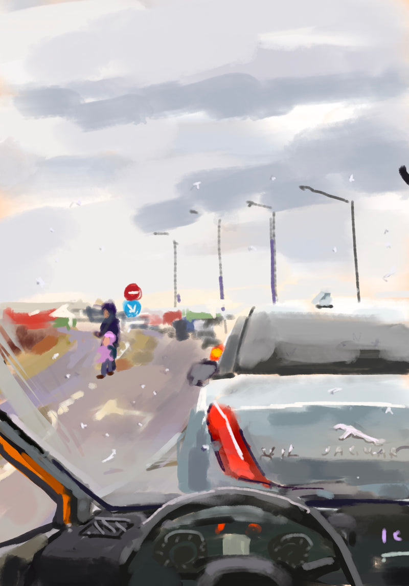 Passage. Ukrainian-Polish border, February 2022