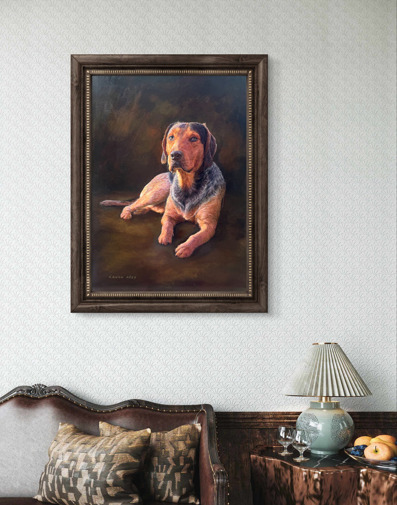 Portrait of a Kerry Beagle ('Irish Dog Portraiture' collection)