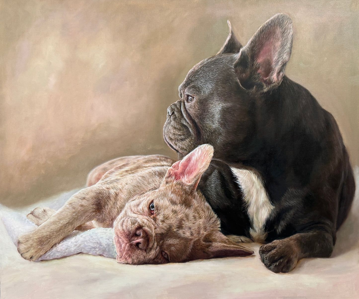 Double portrait (Stitch and June)
