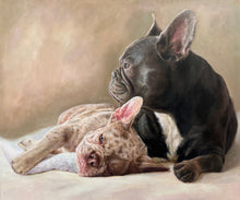 Double portrait (Stitch and June)