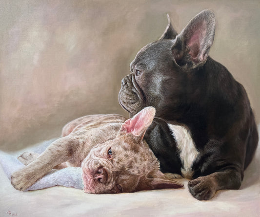 Double portrait (Stitch and June)
