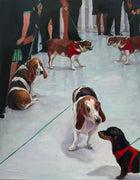Oil painting 'Best in show'