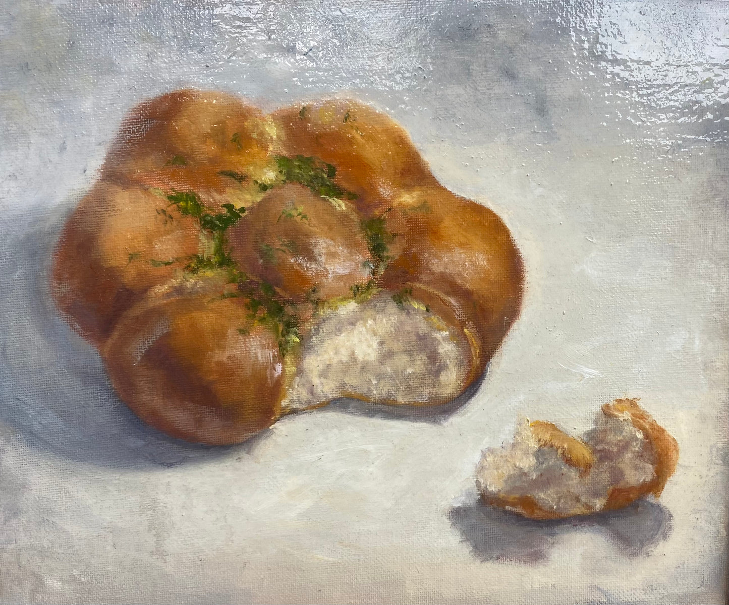 Oil painting 'Daily Bread'