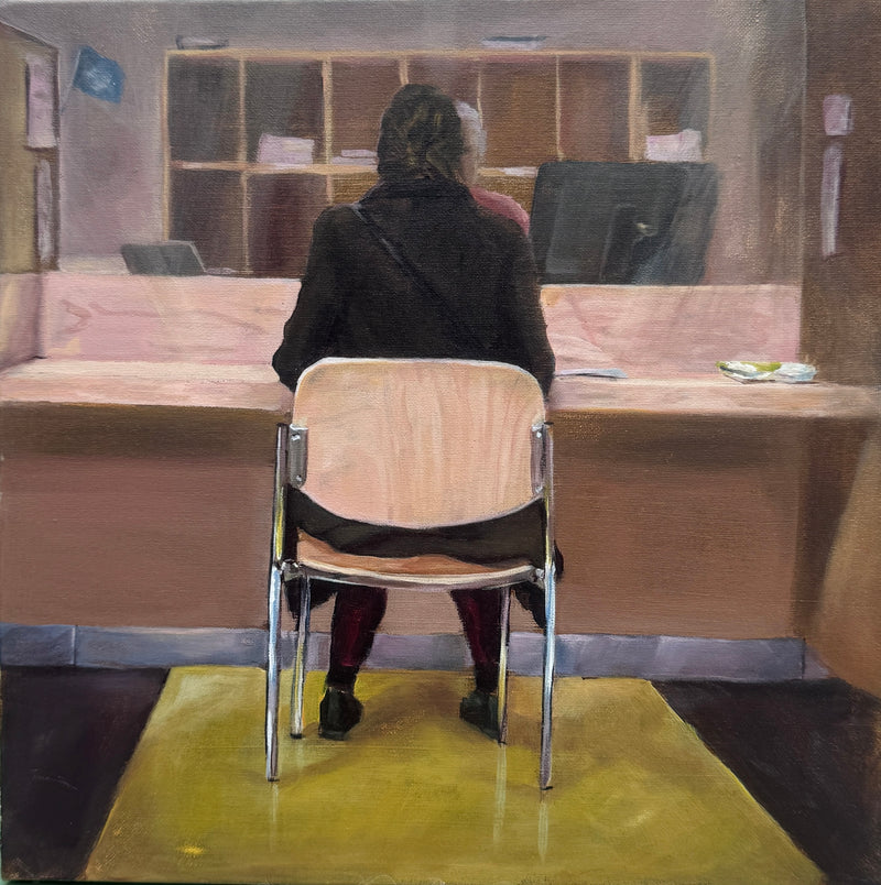 Original acrylic painting 'Signature, Not Capital Letters'