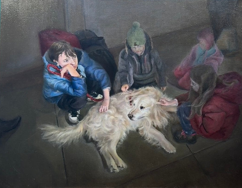 'In Transit:  Warsaw airport, February 2022'