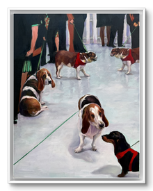 Oil painting 'Best in show'