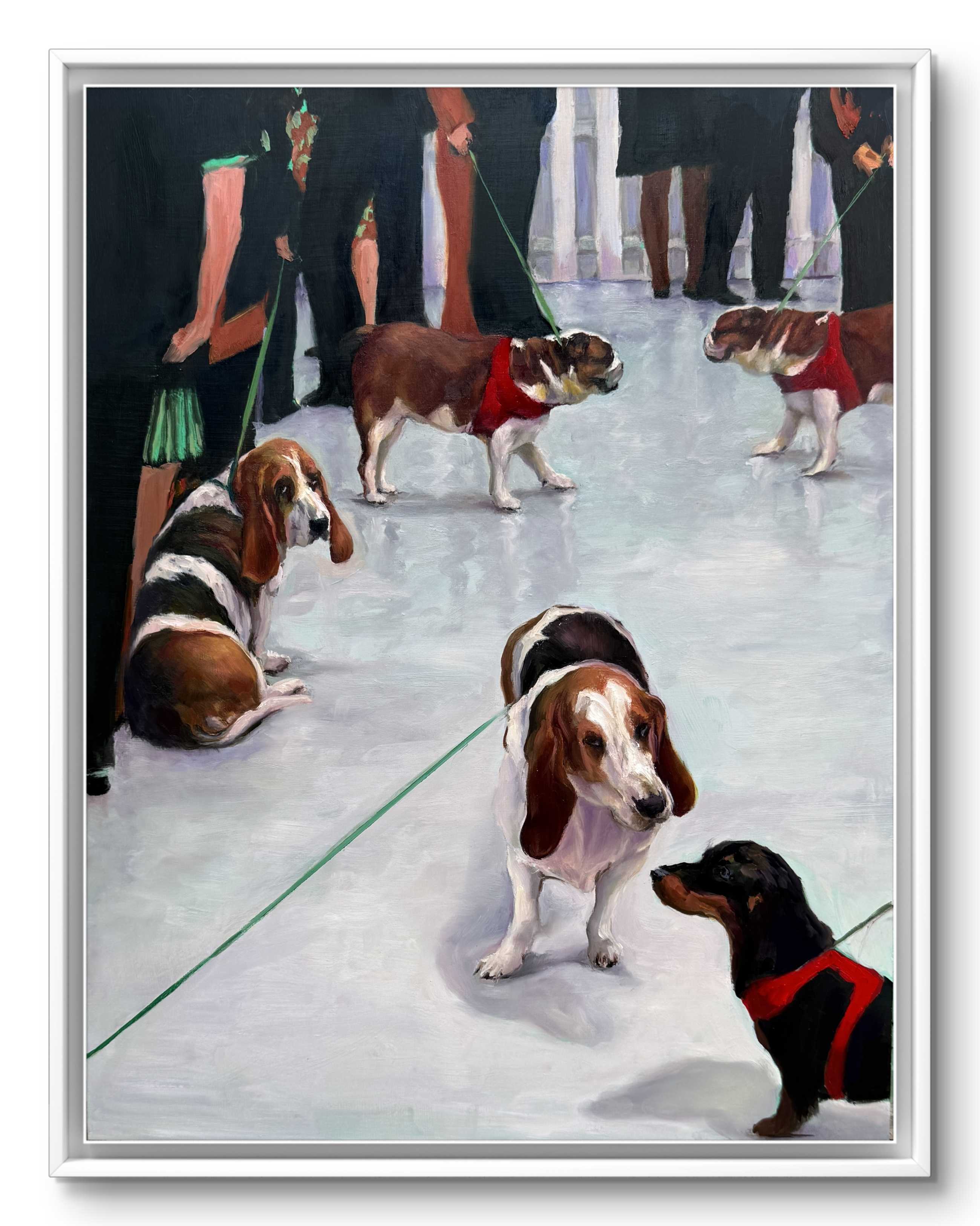 Oil painting 'Best in show'