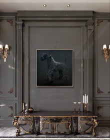 Kerry Blue Terrier ('Irish Dog Portraiture' collection)